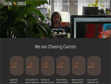 Tablet Screenshot of chasing-carrots.com